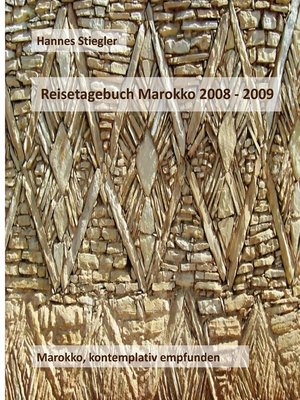 cover image of Reisetagebuch Marokko 2008--2009